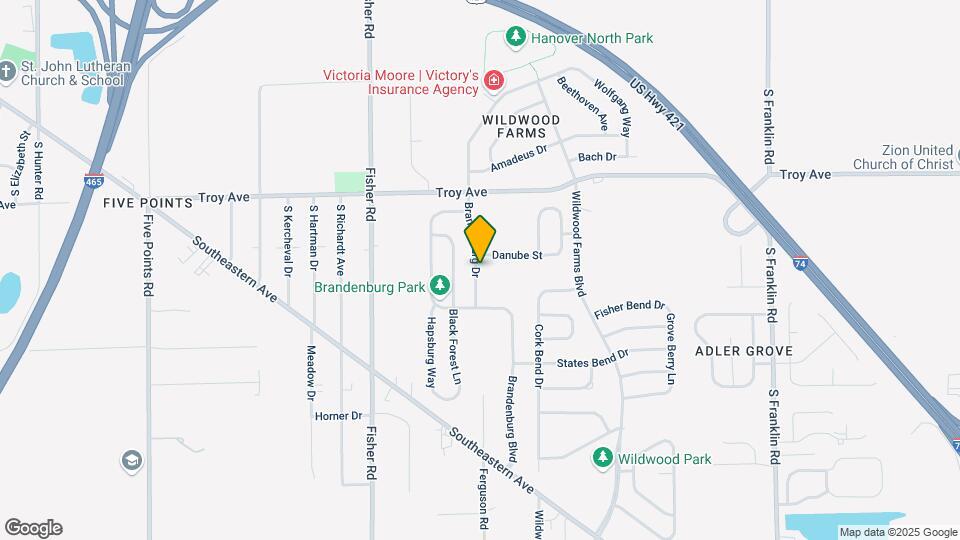 3143 Brandenburg Dr Map and Location Details