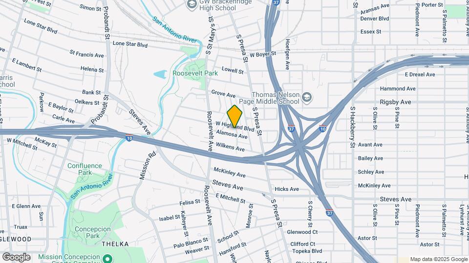 711 Hunstock Ave Map and Location Details