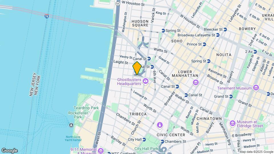 Sunette Tribeca Condominium Map and Location Details