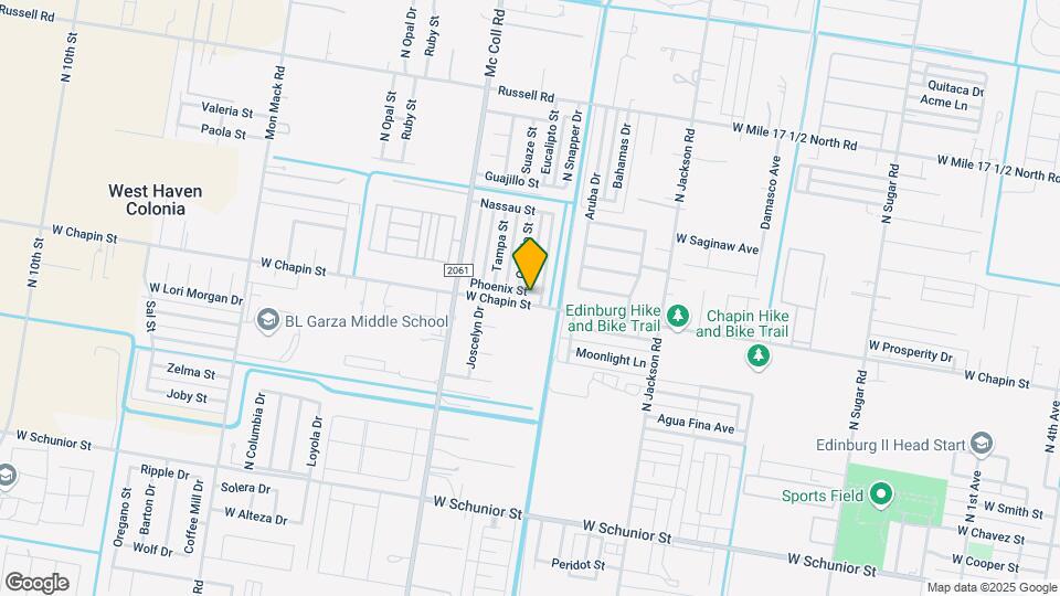 2614 Phoenix St, Unit 1 Map and Location Details