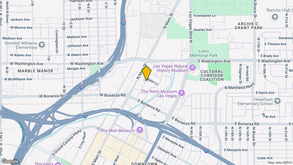 732 N 1st St Map and Location Details