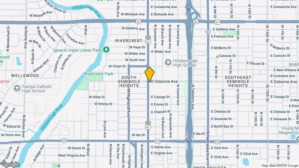 4713 N Florida Ave, Unit A Map and Location Details