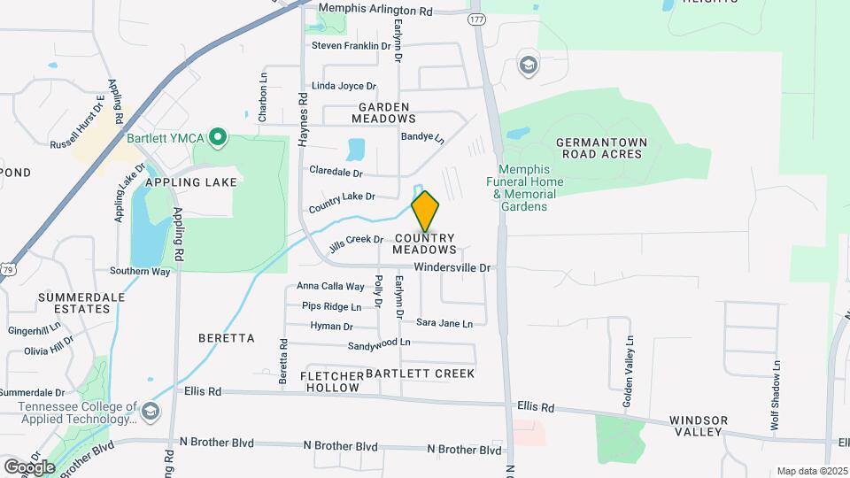 8018 Jills Creek Dr Map and Location Details