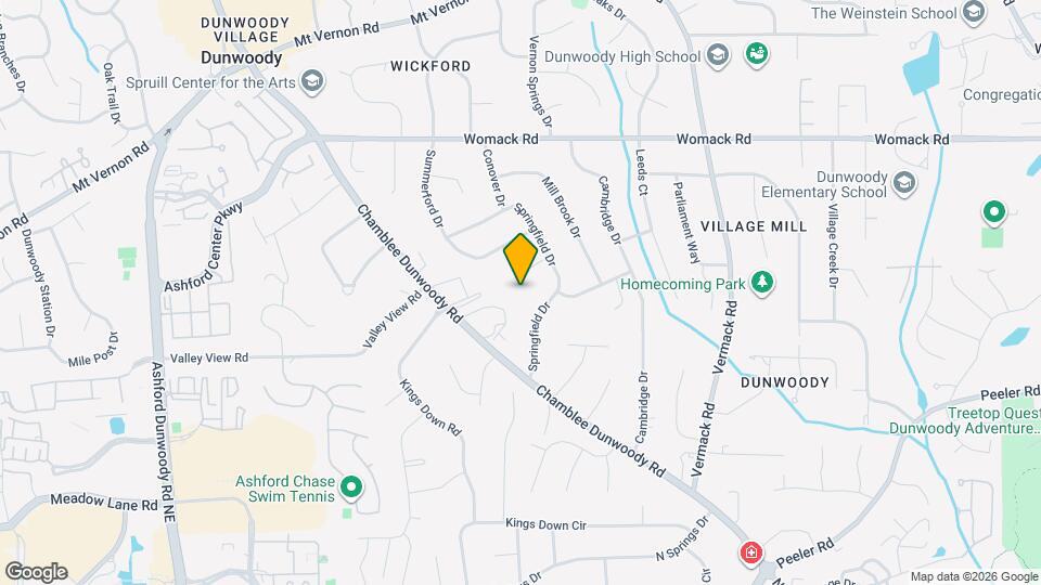 1561 Springfield Ct Map and Location Details