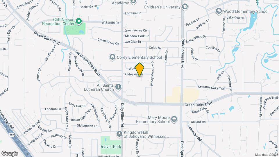 5204 Hideaway Ct Map and Location Details