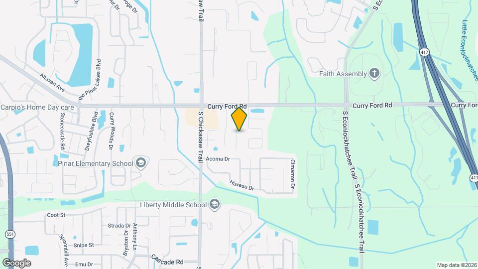 2807 Palm Isle Wy Map and Location Details