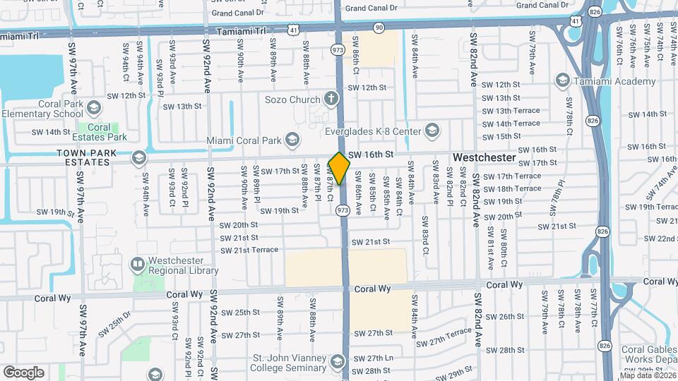 1800 SW 87th Ave Map and Location Details