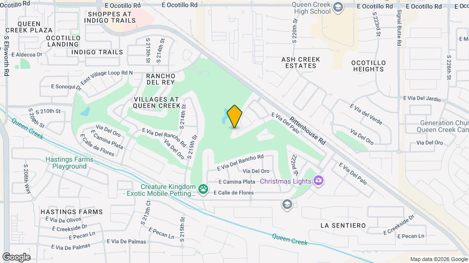 21830 E Vía Del Palo Mapa y Detalles de la Ubicación