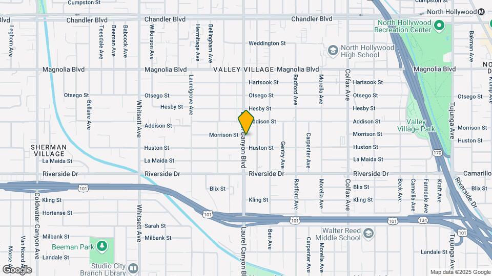 4924 LAUREL CANYON Map and Location Details