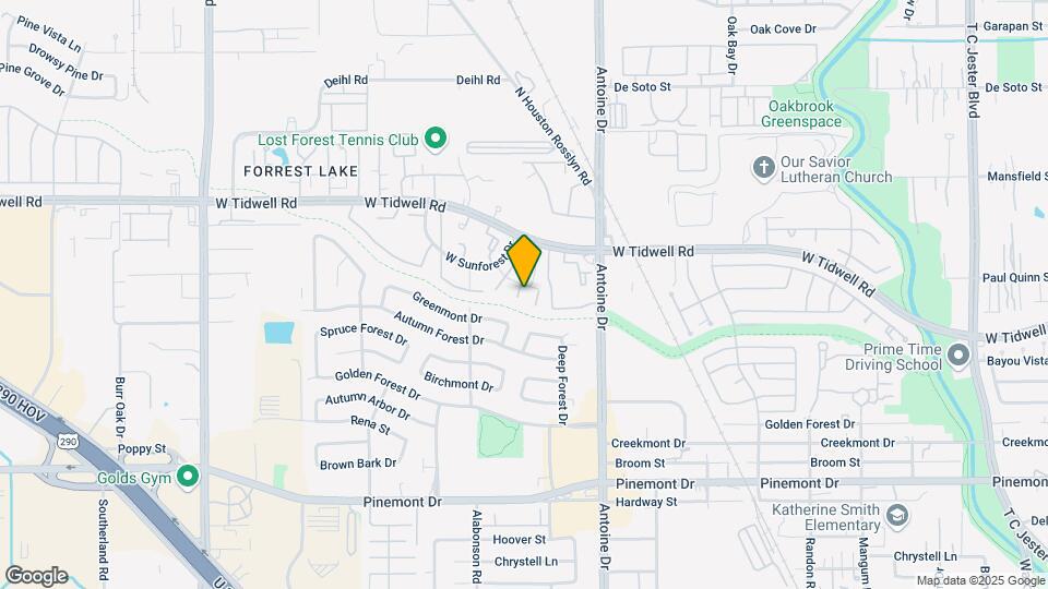 5835 Village Forest Ct Map and Location Details