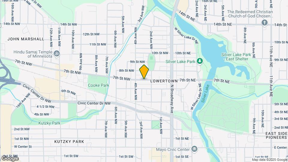224 7th St NW Map and Location Details