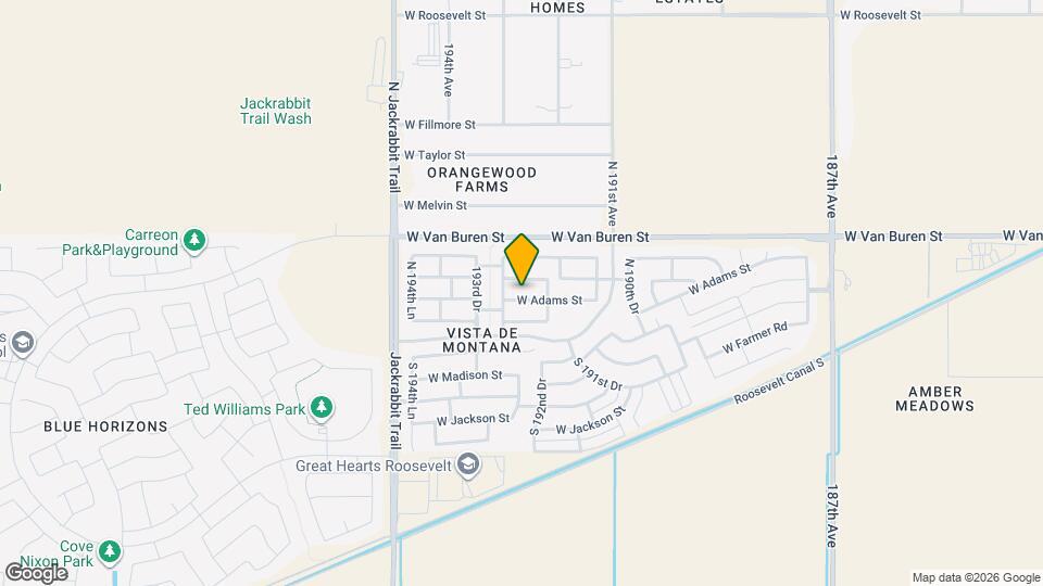 19272 W Adams St Map and Location Details