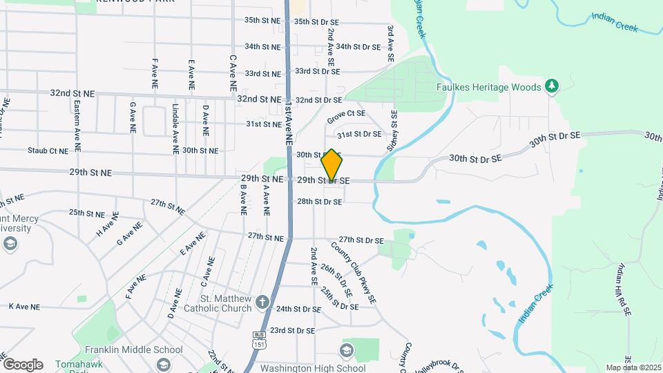 225 29th St Dr SE Map and Location Details