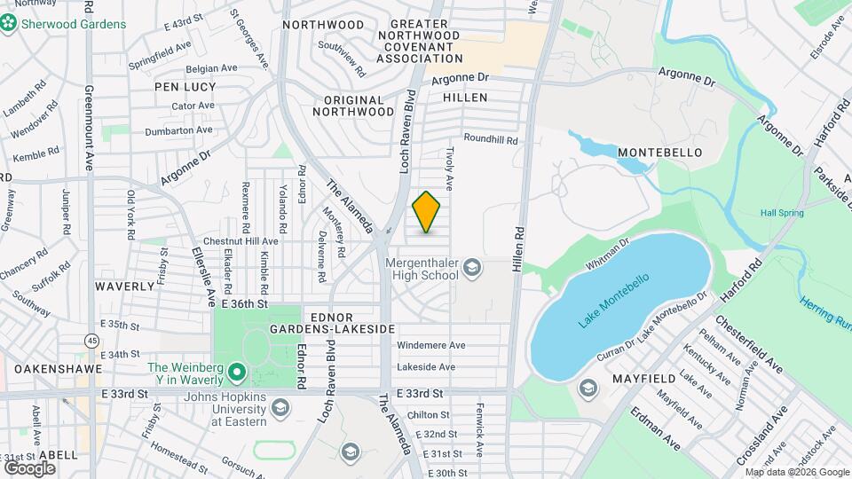 1528 Upshire Rd Mapa y Detalles de la Ubicación