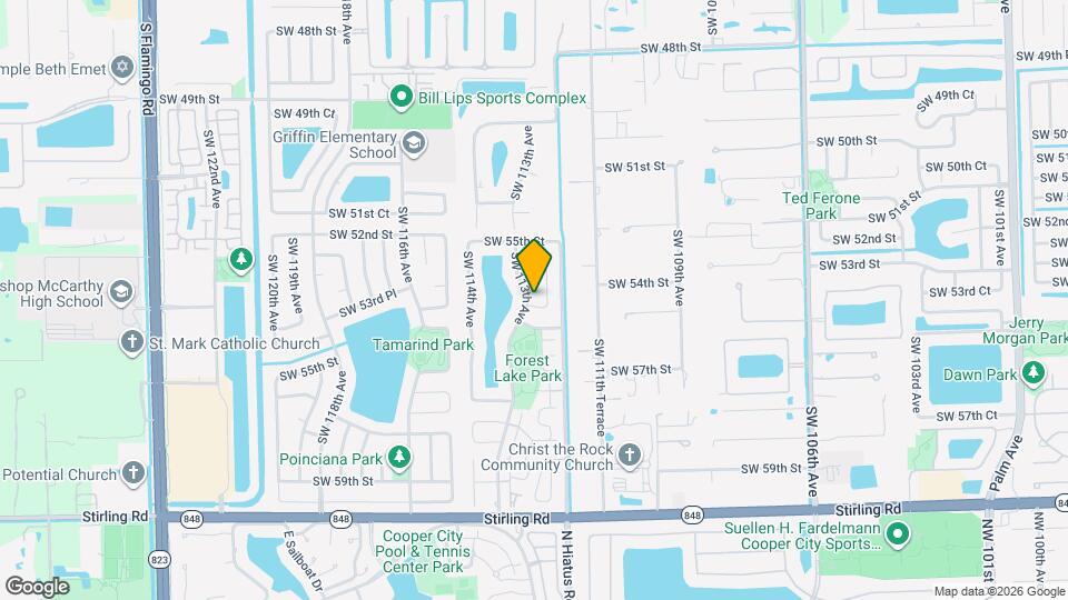 11295 SW 55th Pl Map and Location Details