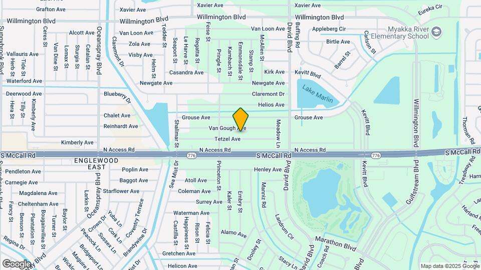 12136 Tetzel Ave Map and Location Details