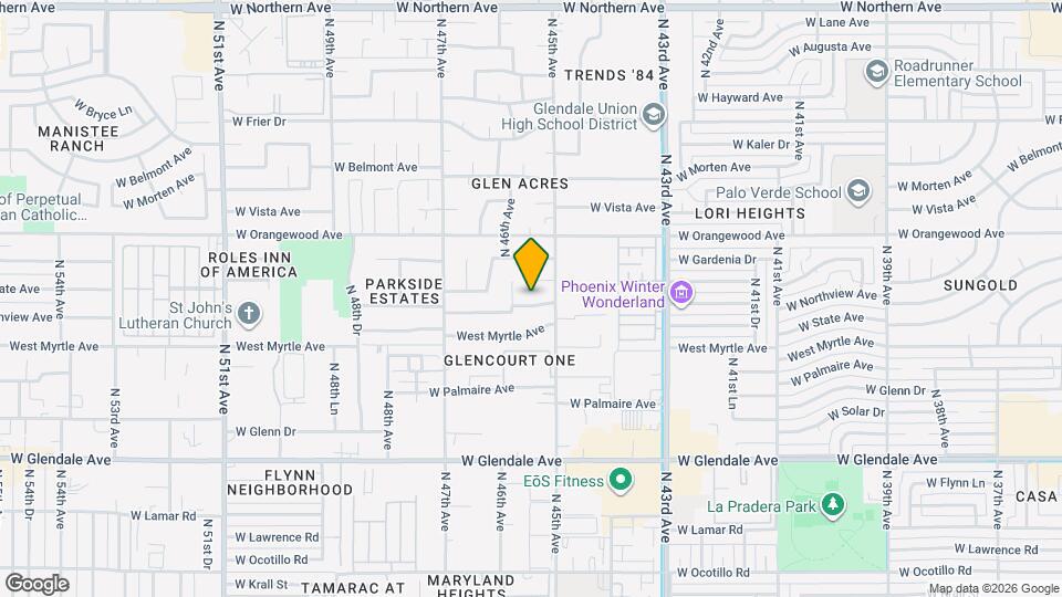 4520 W Northview Ave Map and Location Details