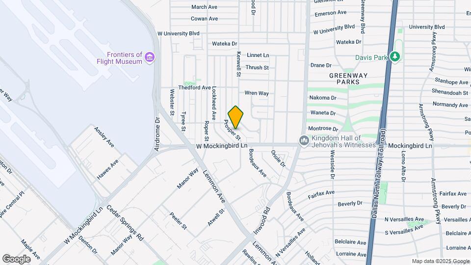 6526 Prosper St Map and Location Details