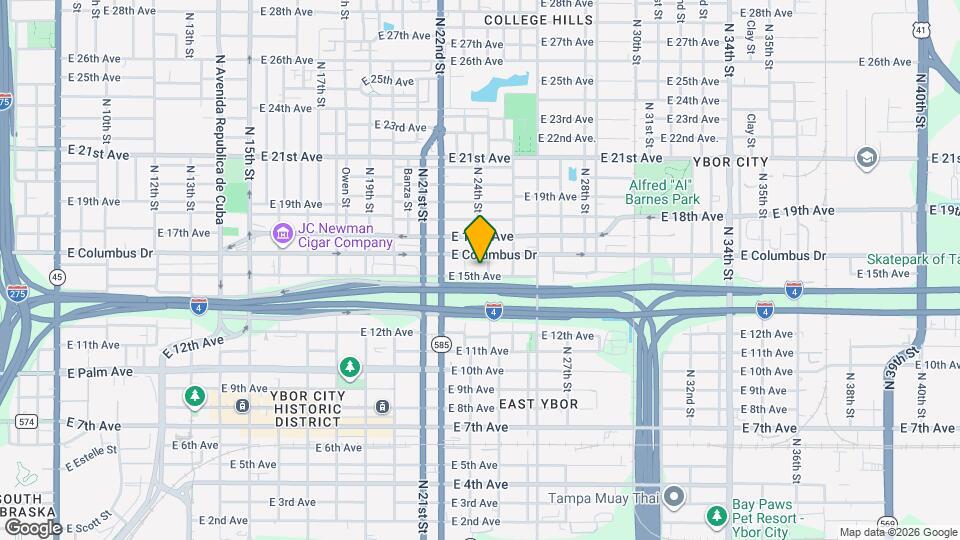 2308 E 15th Ave Map and Location Details
