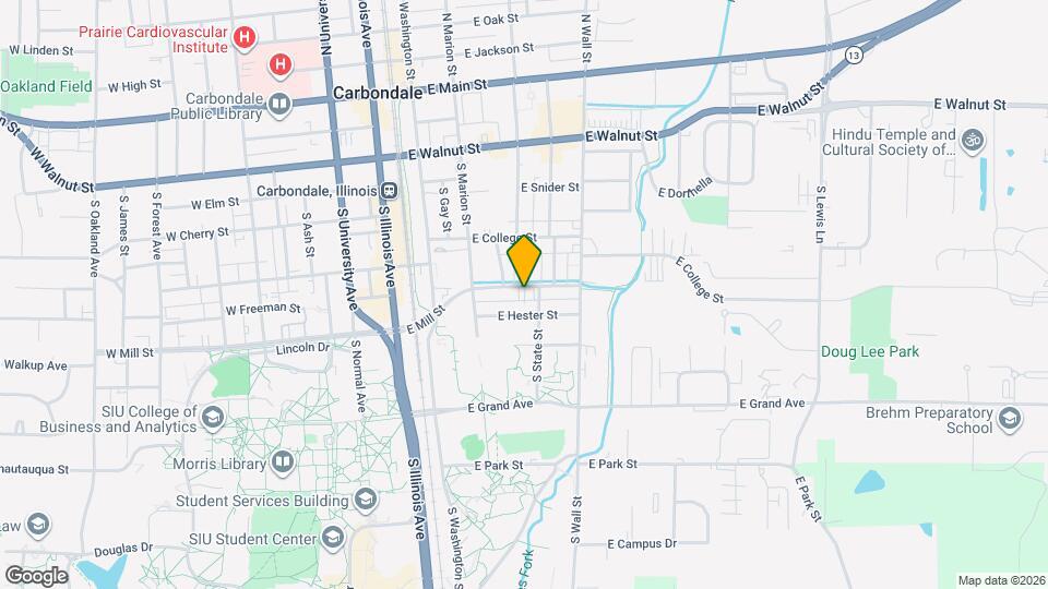 317 E Mill St Map and Location Details