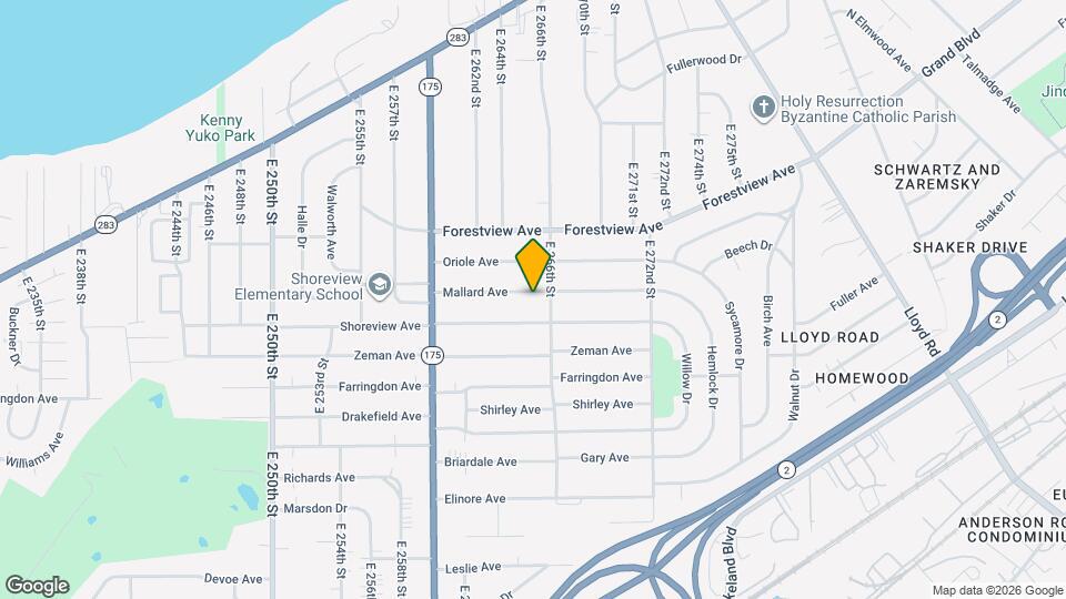 26590 Mallard Ave Map and Location Details