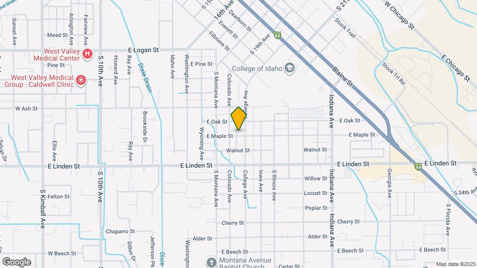 1415 E Maple St, Unit Side B Map and Location Details