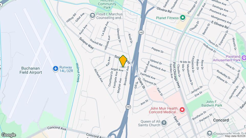 2766 Argyll Ave Map and Location Details