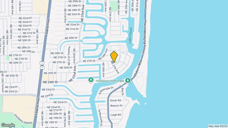 2622 NE 27th Ave Map and Location Details