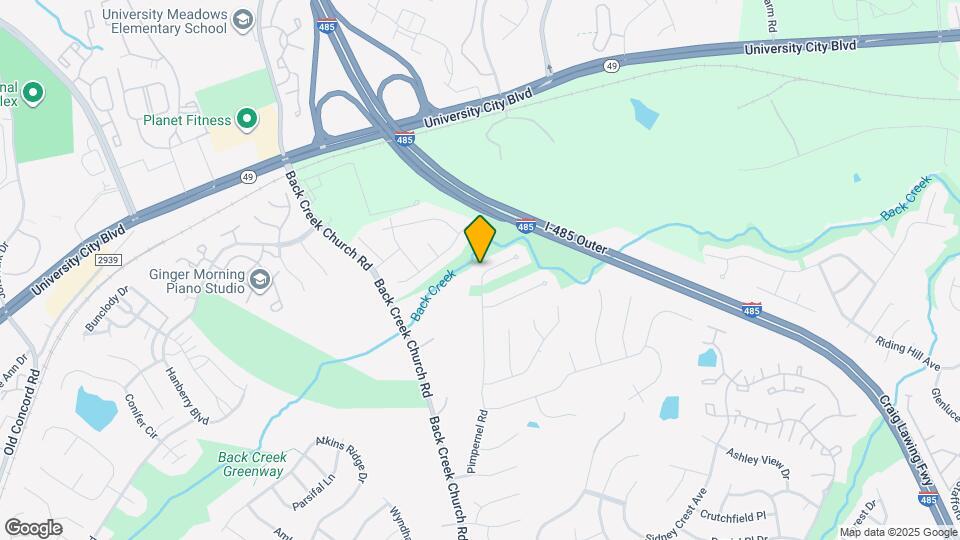 2104 Pimpernel Rd Mapa y Detalles de la Ubicación