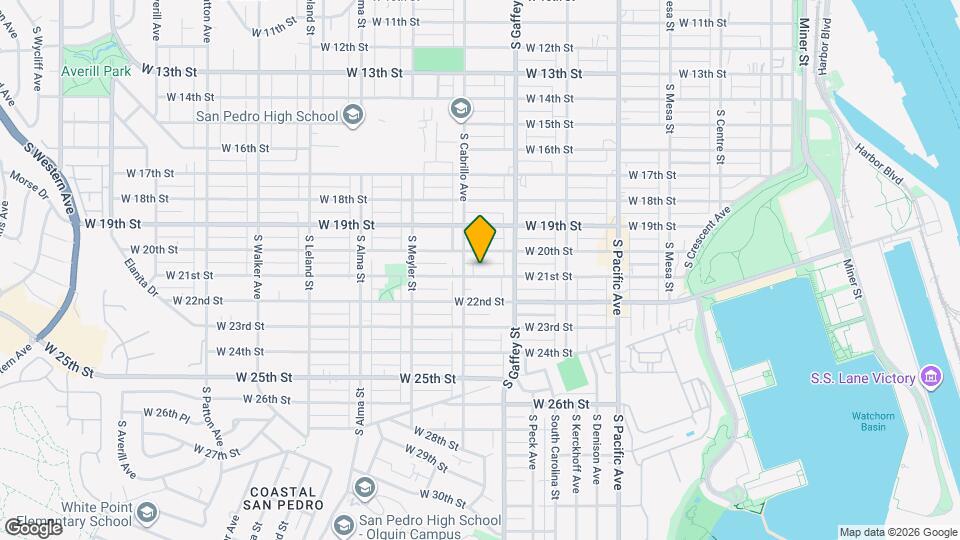 762 W 21st St Map and Location Details