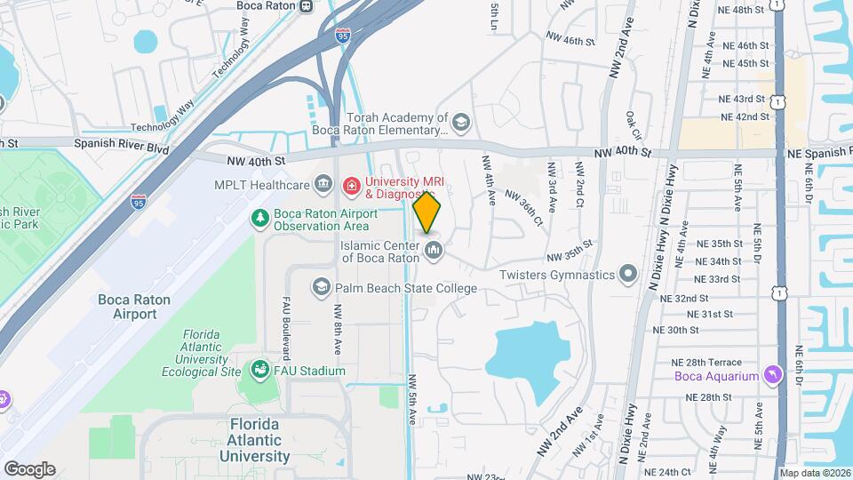 583 NW 35th Pl Map and Location Details