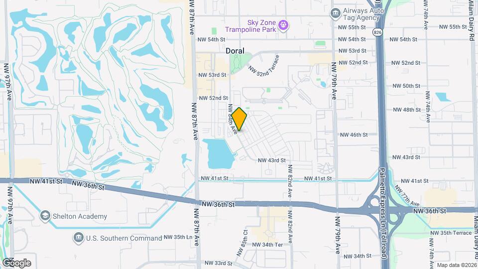 4741 NW 84th Ave Map and Location Details