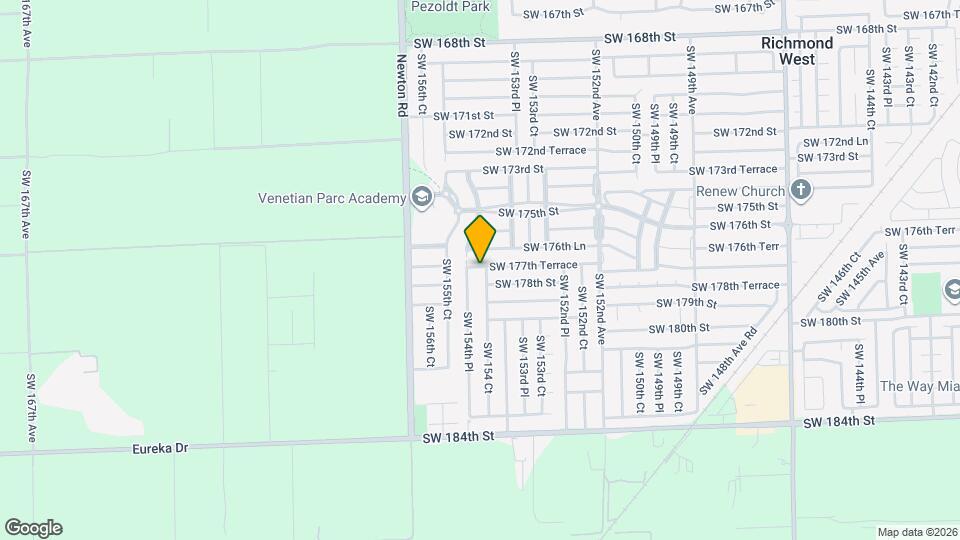 10130 SW 154th Ct Map and Location Details