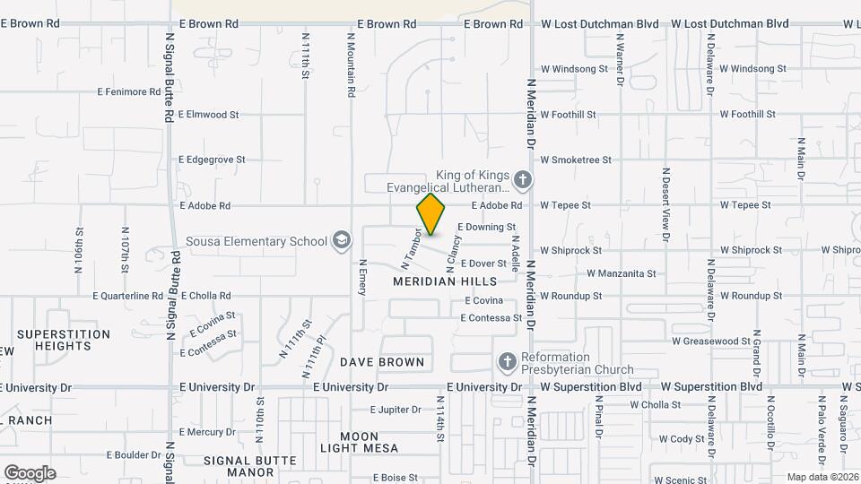 11346 E Dartmouth St Mapa y Detalles de la Ubicación