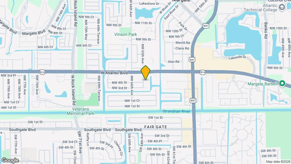 400 NW 65th Terrace Map and Location Details