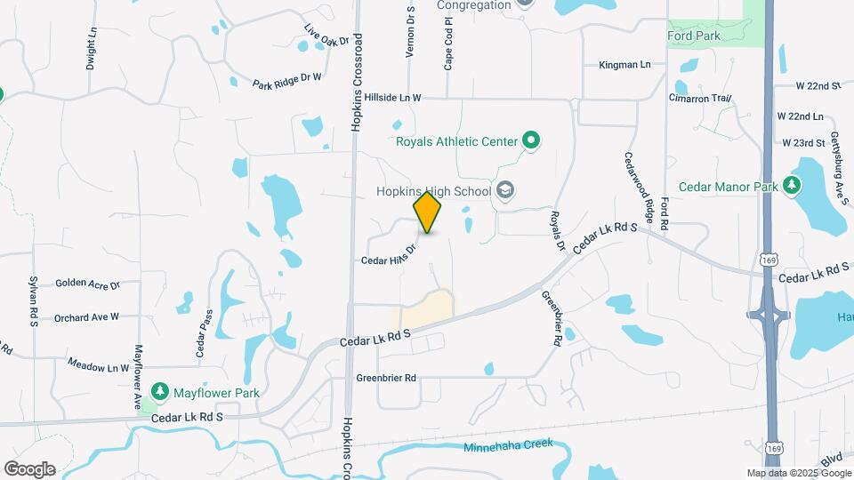 2513 Cedar Hills Dr Map and Location Details