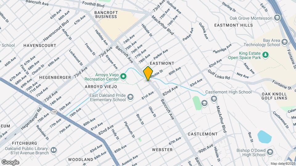 7945 Bancroft Ave Mapa y Detalles de la Ubicación