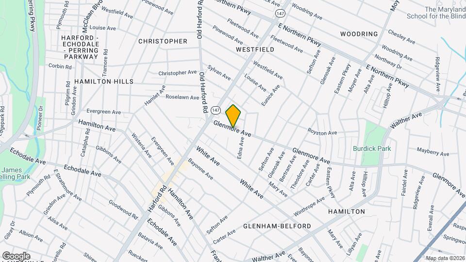 3021 Glenmore Ave Map and Location Details