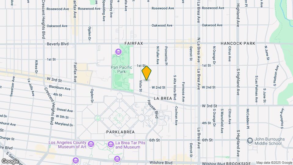 167 S Martel Ave Mapa y Detalles de la Ubicación