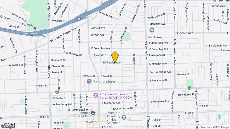 338-348 E Kingsley Ave Mapa y Detalles de la Ubicación