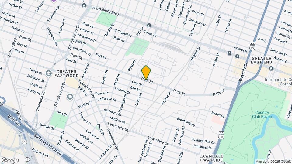 5304 Polk St Map and Location Details