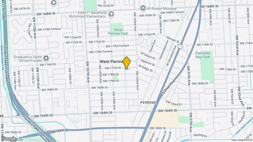17727 SW 103rd Ave Map and Location Details