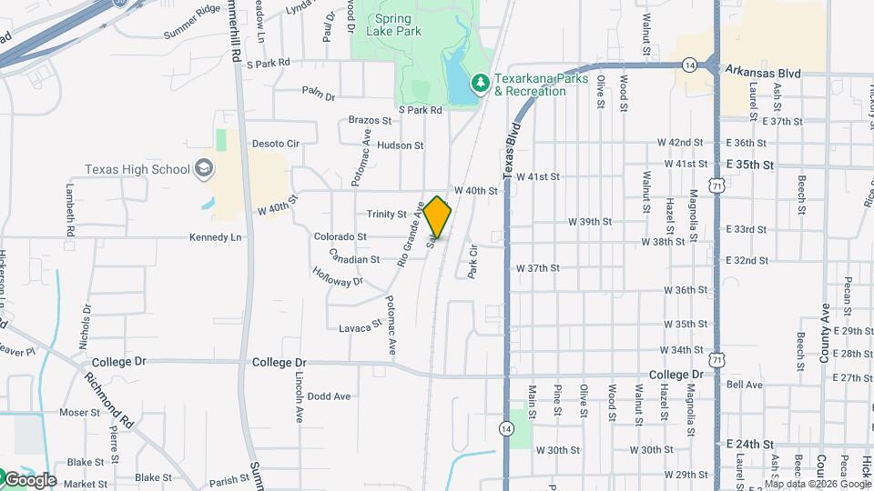 3708 Sabine Ave Map and Location Details