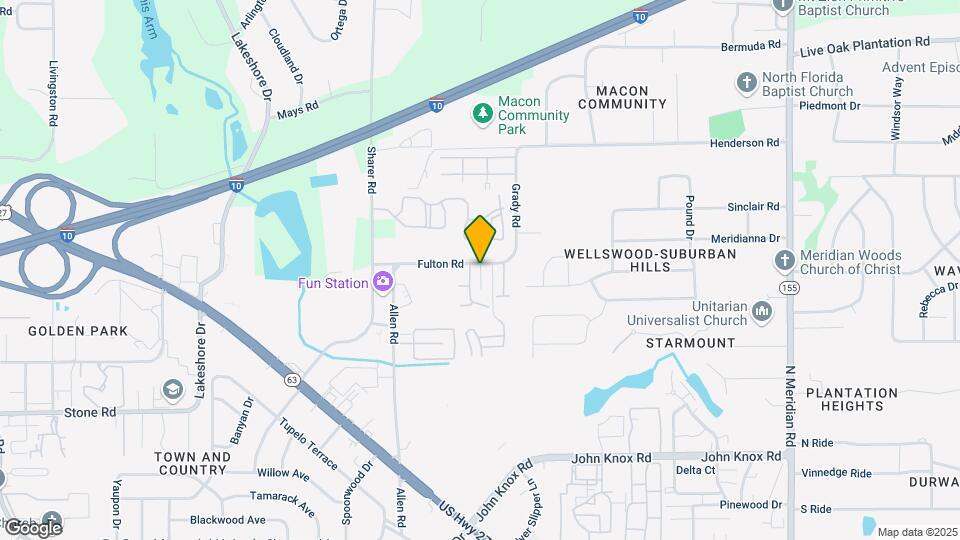 595 Fulton Rd Map and Location Details