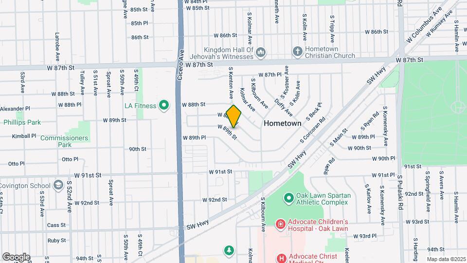4560 W 89th St Map and Location Details