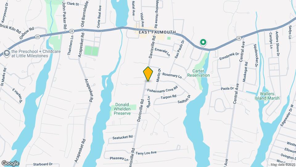 100 Davisville Rd Map and Location Details