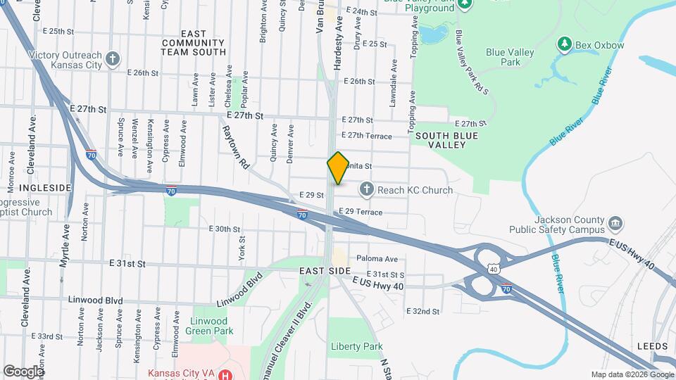 2855 Van Brunt Blvd Map and Location Details