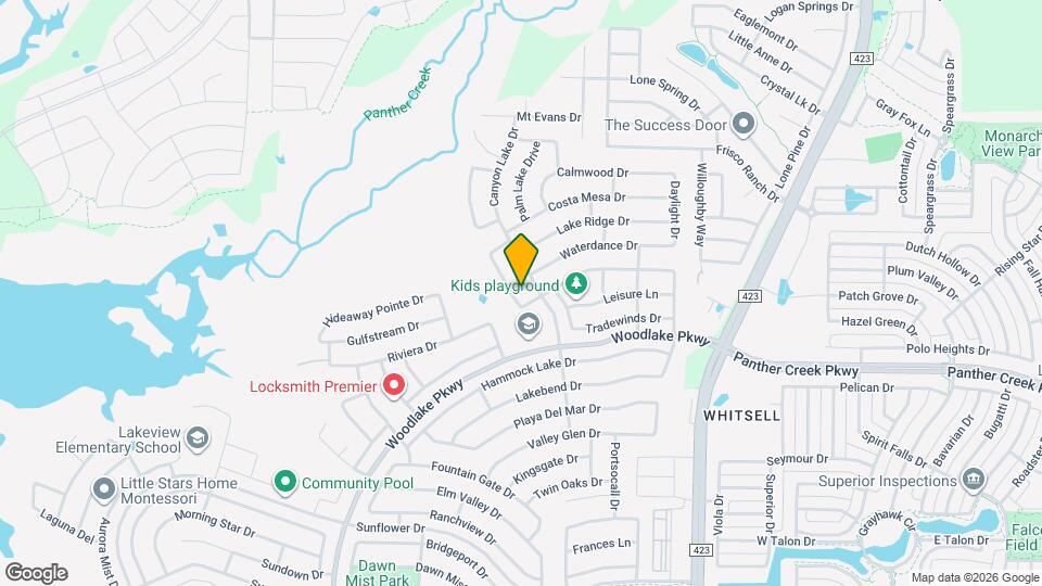 3309 Edgewater Dr Map and Location Details