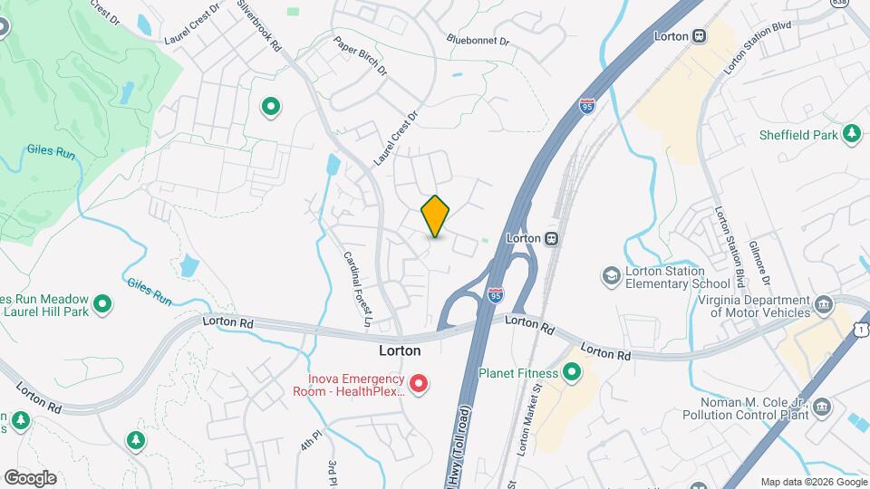 9283 Laurel Ridge Crossing Rd Map and Location Details