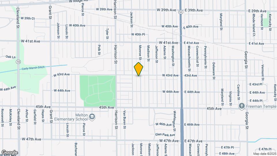 4310 Monroe St Map and Location Details